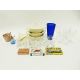 Box of assorted drinking glasses, a wooden crate and other items (4) - Image 1 of 3