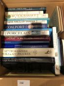 Quantity of books on collecting porcelain to include:-  Rice, G Dennis  