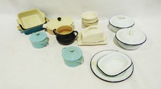 Sainsbury's storage jars, Portmeirion mini spice storage jars, white enamel cookware, S54's Mason'