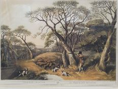 Colour prints after Samuel Howitt Pheasant shooting, partridge shooting, woodcock shooting and