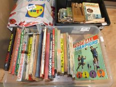 Quantity Classic Car magazines, football rattle, copy of Football Weekly and Goal magazines, various