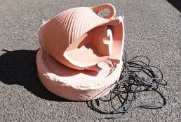 Polystyrene garden water feature