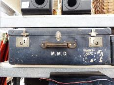 Two vintage suitcases