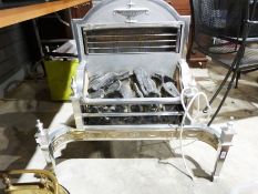 Modern metal electric fire