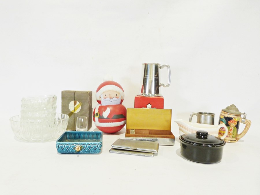 Two boxes of assorted ceramics and glass to include Grindley and Midwinters, various pewter items, - Image 2 of 2