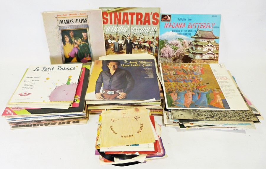 Box of classical and modern LPs, to include Beethoven's Piano Sonata No.32 by Branka Musulin, Aida