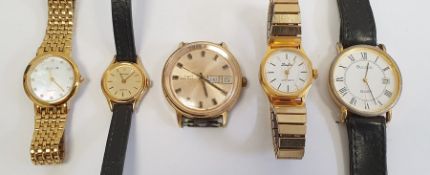 Quantity of lady's and gentleman's wristwatches including Timex, Accurist, Avia, Sekonda, etc