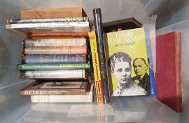 One box of assorted volumes on various subjects to include art, topography, militaria, etc.