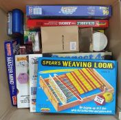 Quantity of assorted games including Connect 4, Mastermind, etc