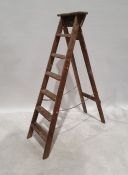 Vintage pine set of folding steps