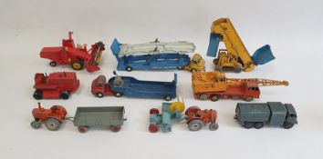 Various vintage model cars to include Corgi Major Toys Massey Ferguson 780 Combine, Dinky Toys