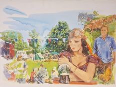 Melvyn Warren-Smith ( illustrator and artist , present day) Book illustrations Oils on paper