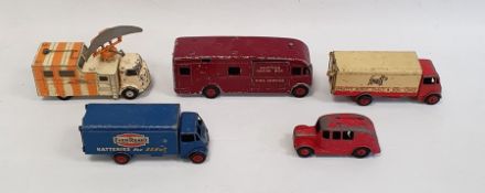 Dinky Supertoys diecast model of a horsebox, a model of a Guy lorry painted for Spratt's Dog Food,