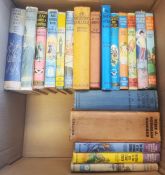 Early 20th Century children's books - Eleanor Brent-Dyer, Angela Brazil, P G Wodehouse ( 2 boxes)