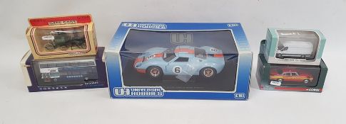 Box of assorted model cars to include Lledo promotional models, all boxed