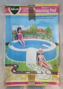 ***** WITHDRAWN **** Sindy swimming pool (boxed) and the accessories to construct a house (2