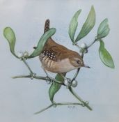 British School 19th century Watercolour Rural cottage, title verso 