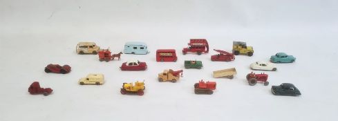 Quantity of Lesney matchbox vehicles to include; ambulance, pickup truck, bedford no 29, massey