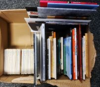 Large quantity of modern art catalogues, ephemera, postcards, The Little Library of Art published by