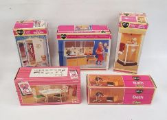 **** WITHDRAWN **** Quantity of Sindy accessories including action kitchen unit, shower, wardrobe,