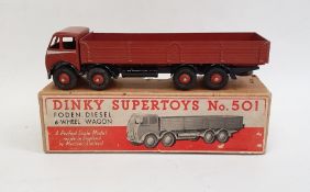 Dinky Supertoys diecast model of a Foden Diesel 8-wheel wagon no.501 with box