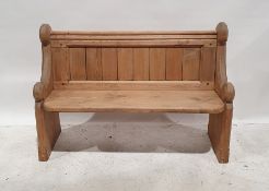 Pine pew, 123cm wide