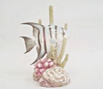 Royal Worcester 'R Van Ruyckevelt' model 'Spade' fish 3579, 13.5cm high