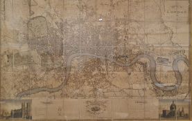**** WITHDRAWN ***** Reproduction C & J Greenwood  'Map of London from an actual survey made in
