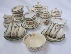 Copeland Spode 'Chinese Rose' part tea service, reg no. 629599