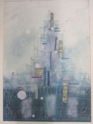 Annabel Hewitt (b.1946)  Mixed media on paper 