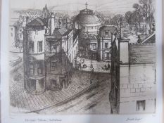 Harold Sayer (1930-1993)  Etching  