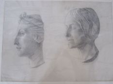 Frances Mary Towers (active 1914-1918) (early 20th century school) Pencil and charcoal Various