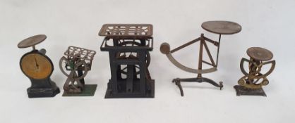 Assorted vintage scales of various types and interesting measures (1 box)