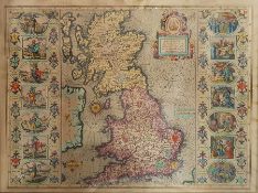 After John Speede Coloured map  