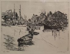 Lionel Barrymore (1878-1954)  Etching  