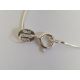 Solitaire diamond drop pendant, claw-set in silver mount, on fine chain, the stone approx 0.10ct - Image 4 of 4