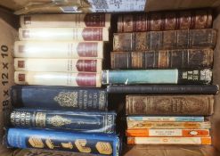 Two boxes of books to include folio society, three volumes Pagans and Christians by Robin Rayner