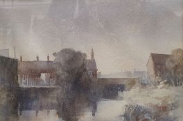 Alfred Keene (20th century school) Watercolours 