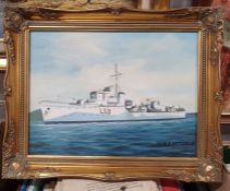 Robert Turner Watercolour Cheltenham street scene  Watercolour River scene, indistinctly signed