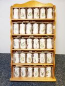 Collection of Hummel condiment jars together a collection of 