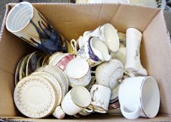 Various items of Aynsley ceramics, Royal Doulton 'Diana' plates together with assorted chinaware (