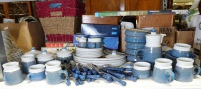 Denby pottery part dinner serviceCondition Report Some stains/marks throughout out. No obvious chips