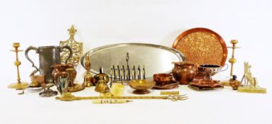 Webb Corbett cut glass ship's decanter, a Stuart crystal stemmed bowl, various other cut glass