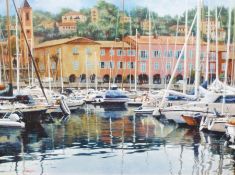 After Juan Carlos Ferrigno Giclee print Harbour scene