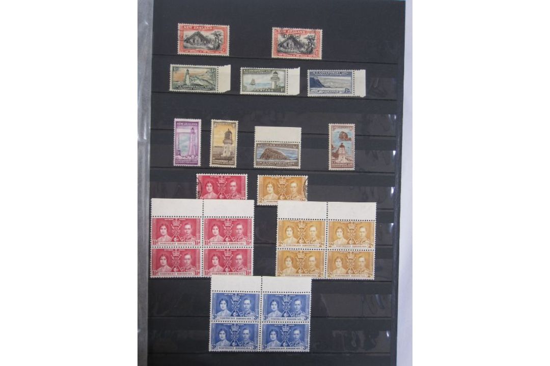 Stockbook of mainly mint King George VI commonwealth, a few early and a few foreign, noted 1946 - Image 1 of 5