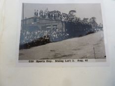 WWII collection of photographs of prisoners of war in Stalag Luft 3 , ( 