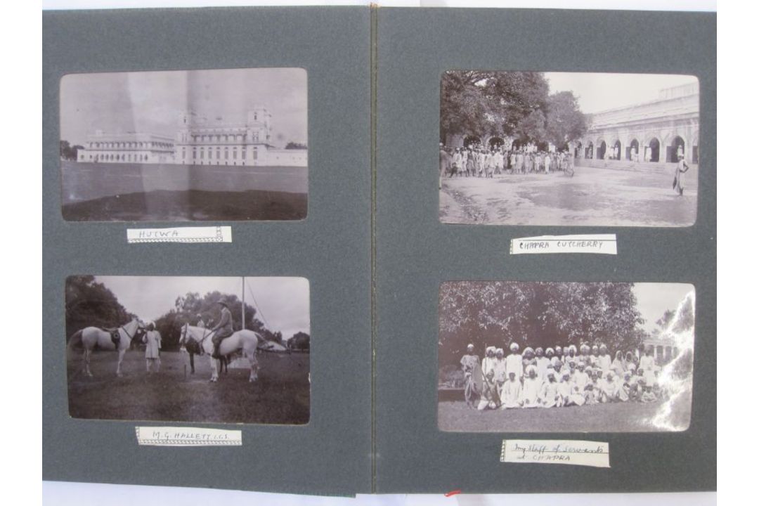 Three early 20th century photograph albums of Asia, to include Polo in India, Chapra and various - Image 4 of 16