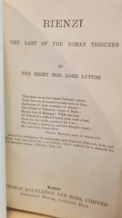 Bindings to include:- "The Poetical Works of Wordsworth", with armorial crest to front board - Image 11 of 16