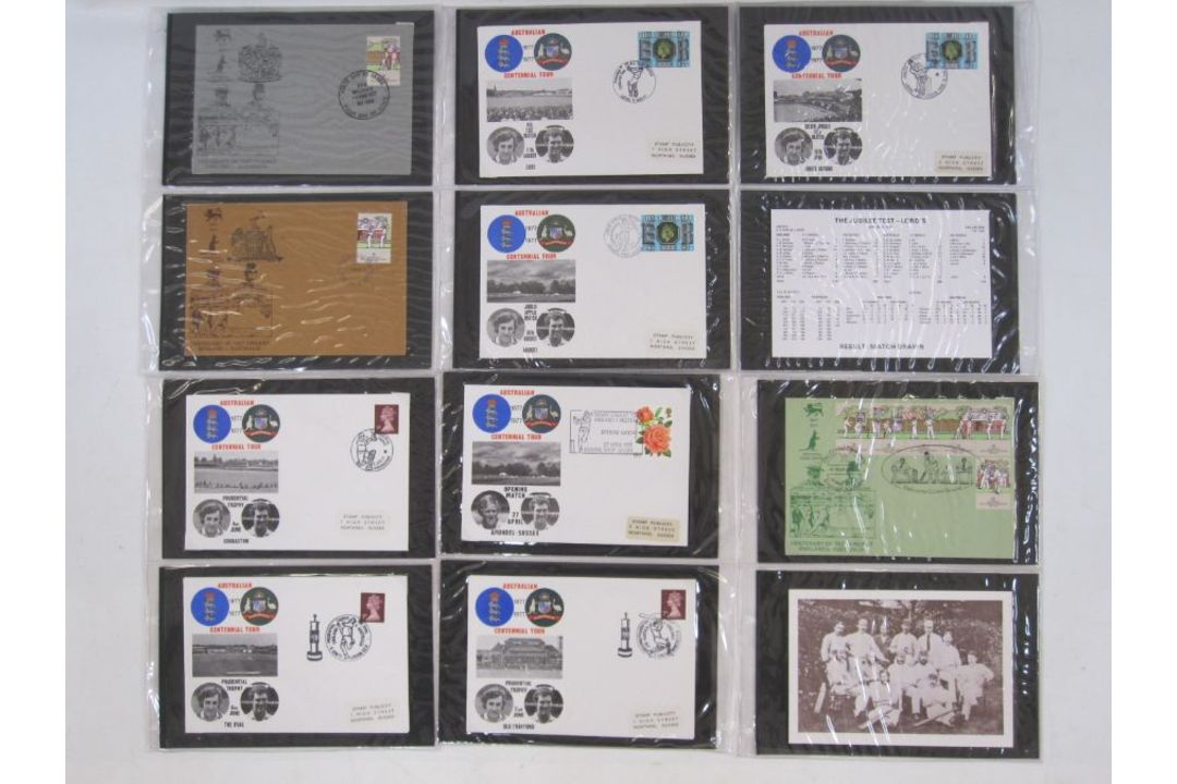 Box of stamps including First Day Covers, other covers, postcards, (1 box) - Image 2 of 2