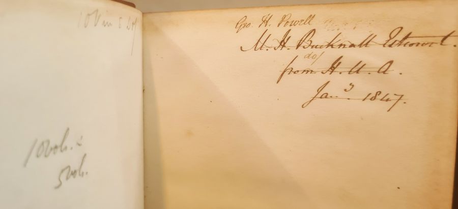 Bindings to include:- "The Poetical Works of Wordsworth", with armorial crest to front board - Image 6 of 16